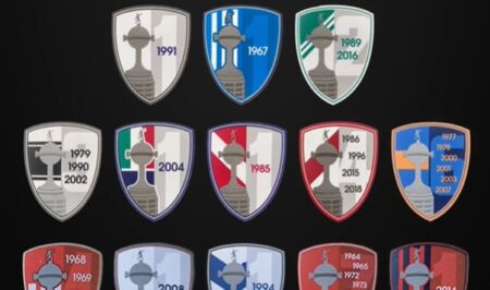 Conmebol lanzó nuevos parches para los campeones de la Libertadores: cómo quedan los escudos argentinos imagen-8