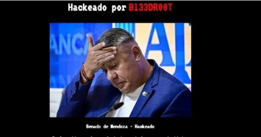 Ciberataque en una provincia: hackearon la página del Senado y pusieron un foto de Chiqui Tapia Ciberataque en una provincia: hackearon la página del Senado y pusieron un foto de Chiqui Tapia imagen-5