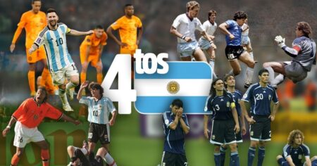 Historias de Argentina en cuartos de un Mundial: de los goles de Diego a los ingleses a la Batalla de Lusail en Qatar imagen-10
