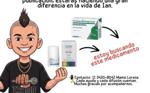 Le suspendieron la medicación por los recortes en salud y su familia lanzó una campaña para poder continuar el tratamiento imagen-3