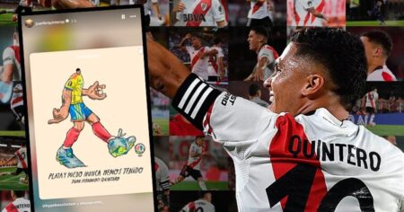 Los últimos posteos de Juanfer Quintero antes de rescindir con River: "Plata y miedo..." imagen-22