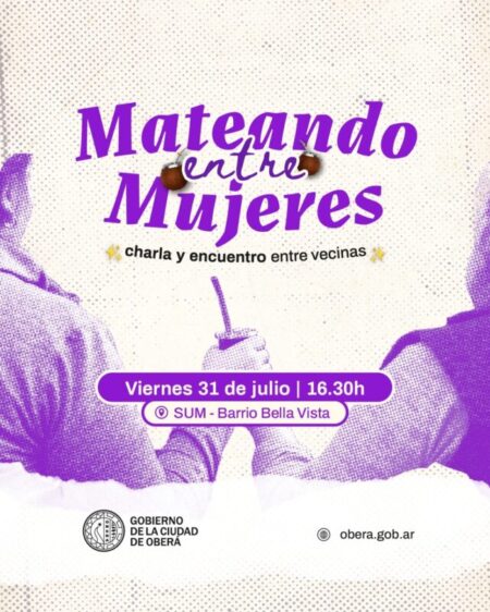 Mateando entre Mujeres: invitan a una tarde de charla y encuentro entre vecinas imagen-124