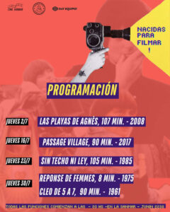La Asociación Cultural Sanmartiniana inauguró el ciclo de cine feminista “Nacidas para Filmar”: la programación tendrá lugar todo el mes de julio  imagen-1
