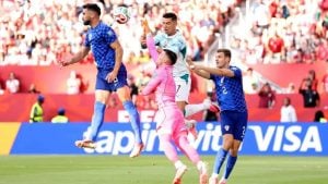 Portugal venció a Croacia en un final dramático y avanzó a los octavos del Mundial 2026 Portugal venció a Croacia en un final dramático y avanzó a los octavos del Mundial 2026 imagen-4