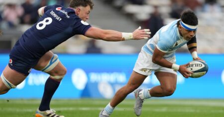 A qué hora juegan Los Pumas vs. Inglaterra y dónde se podrá ver hoy EN VIVO el partido por el Nations Championship A qué hora juegan Los Pumas vs. Inglaterra y dónde se podrá ver hoy EN VIVO el partido por el Nations Championship imagen-10