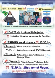 El Hogar de Ancianos Santa Marta se prepara para celebrar los 45 años de servicio con una semana de actividades religiosas y comunitarias imagen-72