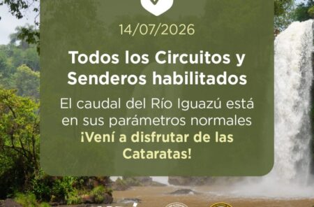 Desmienten versiones falsas sobre una crecida del río Iguazú: el Parque Nacional opera con total normalidad imagen-11