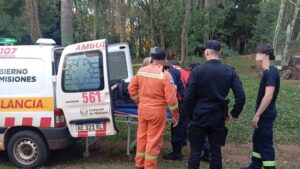 Una turista francesa se torció el tobillo mientras recorría el Salto La Olla Una turista francesa se torció el tobillo mientras recorría el Salto La Olla imagen-2