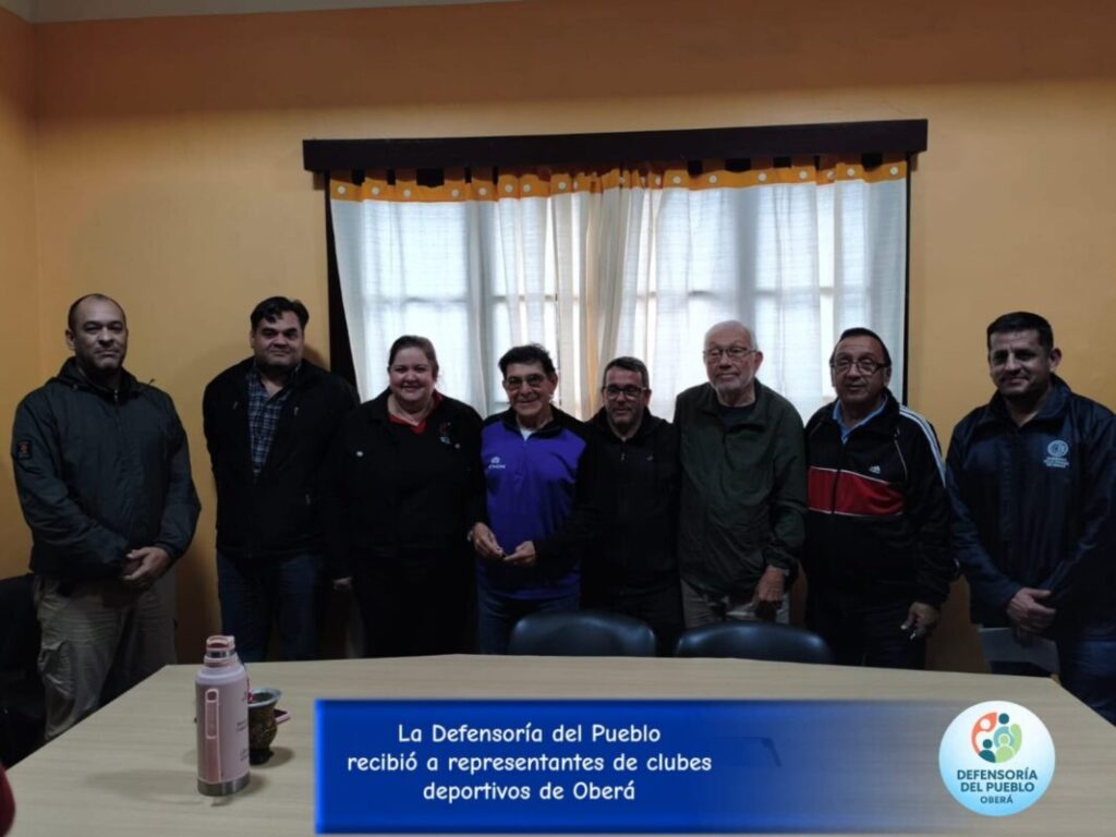 La Defensoría del Pueblo recibió a representantes de clubes deportivos de Oberá imagen-73