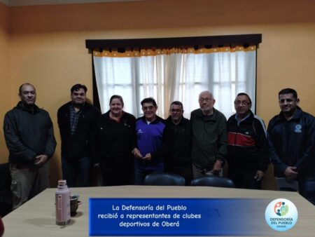 La Defensoría del Pueblo recibió a representantes de clubes deportivos de Oberá imagen-72