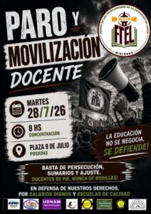 Docentes en pie de guerra por los salarios: aseguran que un maestro recién iniciado debería cobrar $1,3 millones Docentes en pie de guerra por los salarios: aseguran que un maestro recién iniciado debería cobrar $1,3 millones imagen-2