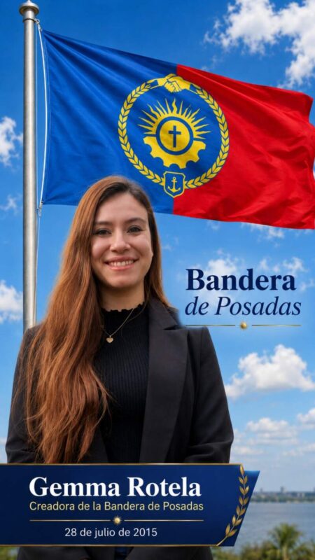 La bandera de Posadas refuerza el sentido de pertenencia y la identidad de los vecinos imagen-15