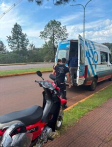 Motociclista resultó lesionado tras una colisión en la Autovía Juan Pablo II de Oberá Motociclista resultó lesionado tras una colisión en la Autovía Juan Pablo II de Oberá imagen-4