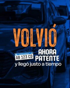 Passalacqua anunció el regreso del Programa «Ahora Patente» desde este 1ro de agosto imagen-2