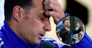 El nene que hizo emocionar a Scaloni: "No sé cuántos años tiene, si le salió de adentro es increíble" imagen-1
