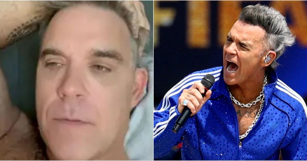 Robbie Williams respondió a las acusaciones de consumo de cocaína tras un video viral del Mundial: «Era un caramelo de menta» Robbie Williams respondió a las acusaciones de consumo de cocaína tras un video viral del Mundial: "Era un caramelo de menta" imagen-94
