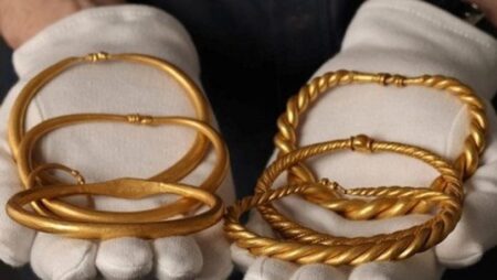 Hallazgo histórico: un danés encontró seis brazaletes de oro vikingo de más de mil años en un bosque imagen-4