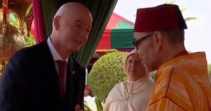En medio del escándalo entre la UEFA y la FIFA, Infantino se mostró en Marruecos En medio del escándalo entre la UEFA y la FIFA, Infantino se mostró en Marruecos imagen-3