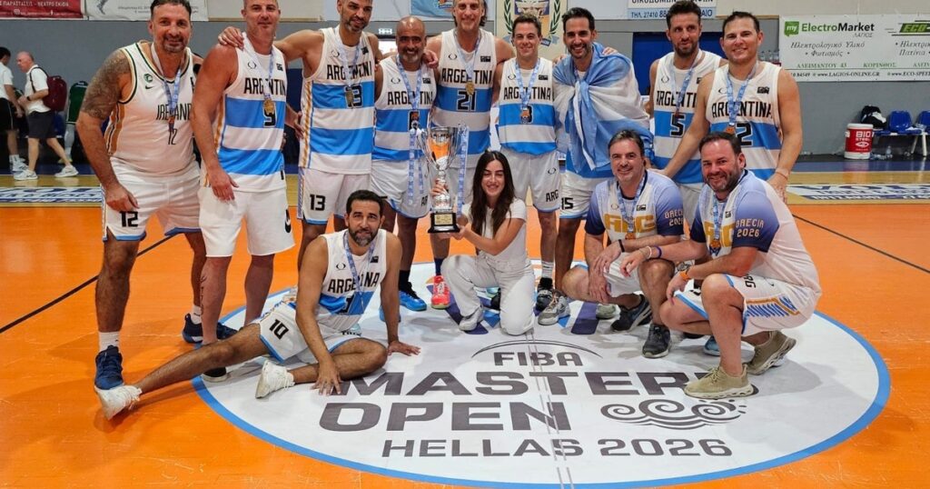 Con remontada incluida: la Selección +45 venció a Irlanda y ganó el primer Mundial de Maxibásquet Con remontada incluida: la Selección +45 venció a Irlanda y ganó el primer Mundial de Maxibásquet imagen-41