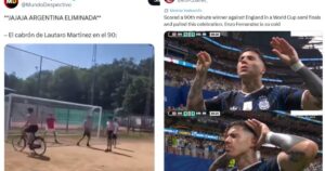 Los mejores memes de Argentina vs Inglaterra: la batalla de Atlanta, el Topo Gigio de Enzo Fernández y el cabezazo salvador de Lautaro Martínez Los mejores memes de Argentina vs Inglaterra: la batalla de Atlanta, el Topo Gigio de Enzo Fernández y el cabezazo salvador de Lautaro Martínez imagen-3