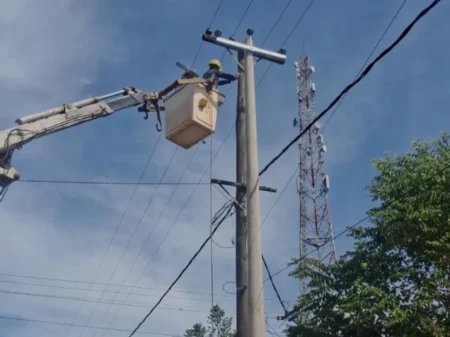 Fuertes vientos complican el suministro eléctrico en distintas localidades Fuertes vientos complican el suministro eléctrico en distintas localidades imagen-5