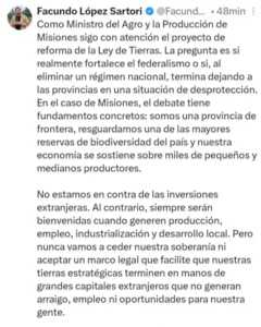 El Ministro del Agro pidió a los senadores rechazar la Ley de extranjerización de tierras El Ministro del Agro pidió a los senadores rechazar la Ley de extranjerización de tierras imagen-2