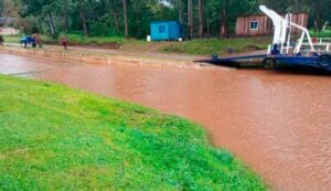Comenzó a descender el nivel del río Uruguay en San Javier y la región imagen-62