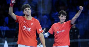Tapia y Coello aplastaron a Augsburger y Lebrón para ganar el P1 de Málaga imagen-2