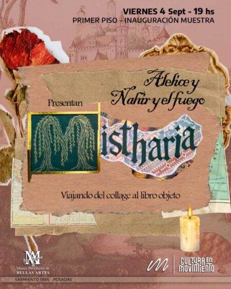 “Mistharia” inaugura en el Yapari un viaje plástico “del collage al libro objeto”   imagen-23