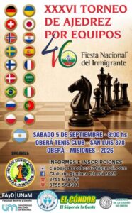 Torneo Internacional por Equipos «Fiesta Nacional del Inmigrante» en Oberá imagen-4