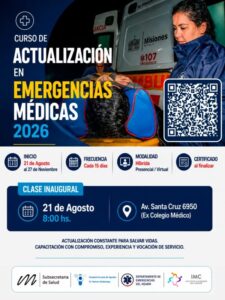 Mañana comienza el Curso de Actualización en Emergencias Médicas 2026 Mañana comienza el Curso de Actualización en Emergencias Médicas 2026 imagen-3