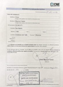 Maurice Closs renunció al partido de Rovira y apuntó contra la falta de representatividad interna imagen-1