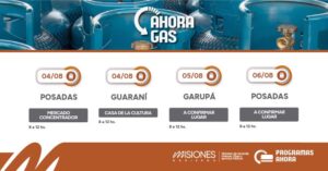 Durante agosto, el programa «Ahora Gas» continúa recorriendo la provincia Durante agosto, el programa «Ahora Gas» continúa recorriendo la provincia imagen-1