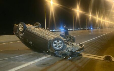 Dos jóvenes terminaron hospitalizados tras el despiste de un automóvil en Posadas imagen-13