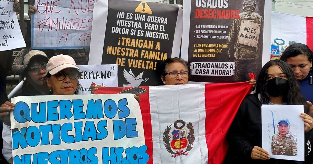 Bronca y reclamos en Lima: denuncian que Rusia recluta a peruanos para la guerra en Ucrania imagen-4