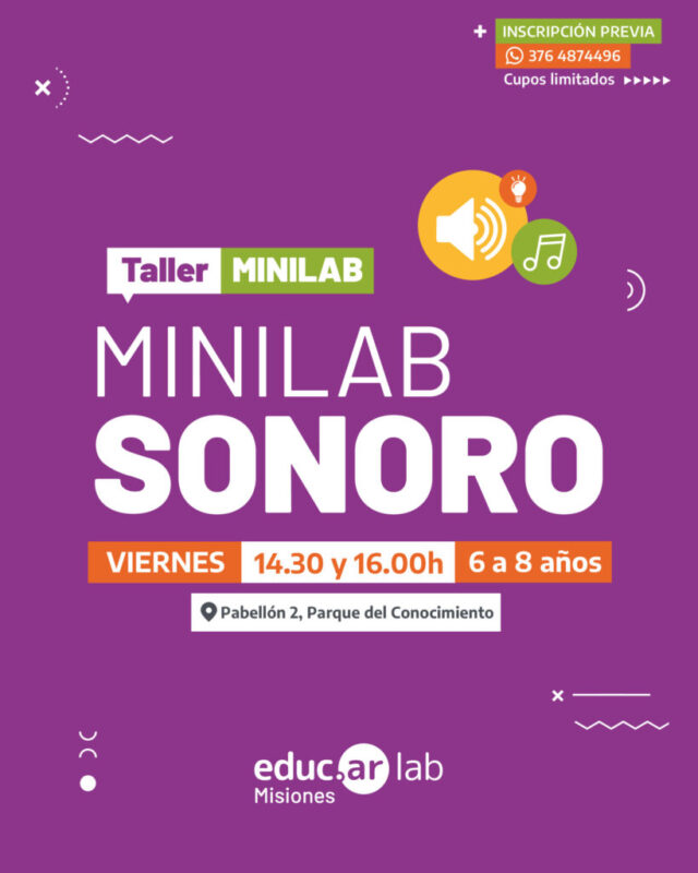 Tras una multitudinaria participación en Vacaciones invernales, Educar Lab Misiones retoma sus talleres. Tras una multitudinaria participación en Vacaciones invernales, Educar Lab Misiones retoma sus talleres. imagen-4