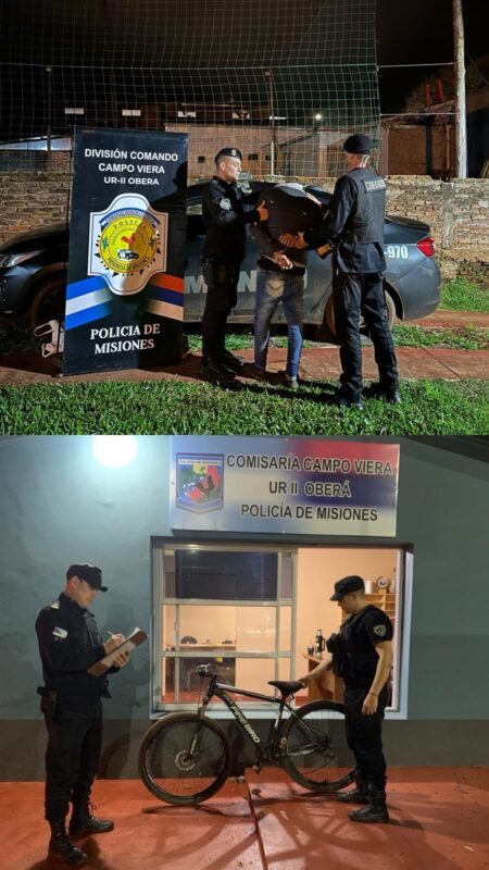 Tres detenidos en Oberá y Campo Viera: uno amenazó a su familia, otro estaba armado en una plaza y el tercero era buscado por un robo Tres detenidos en Oberá y Campo Viera: uno amenazó a su familia, otro estaba armado en una plaza y el tercero era buscado por un robo imagen-119