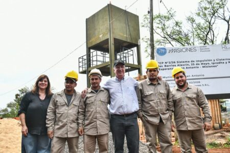 En San Antonio, Passalacqua supervisó una obra de infraestructura hídrica que beneficiará a 500 familias imagen-6