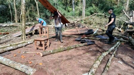Campo Ramón: una familia se retiró de una chacra tras una denuncia por usurpación y tala de madera nativa imagen-136