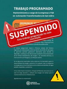 Suspendieron el mantenimiento previsto en San Isidro para este domingo imagen-77