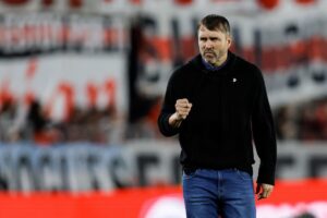 Eduardo Coudet, del alivio al desahogo después del primer triunfo de River: “Tenemos un equipazo” imagen-2