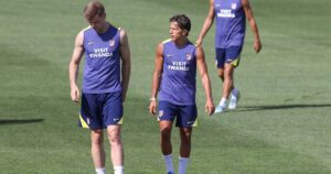Giuliano Simeone se incorporó antes de tiempo al Atlético de Madrid Giuliano Simeone se incorporó antes de tiempo al Atlético de Madrid imagen-3