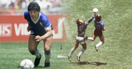 La Mano de Dios y el Gol del Siglo, por millones de dólares: se subasta la pelota con la que Maradona brilló ante Inglaterra imagen-18