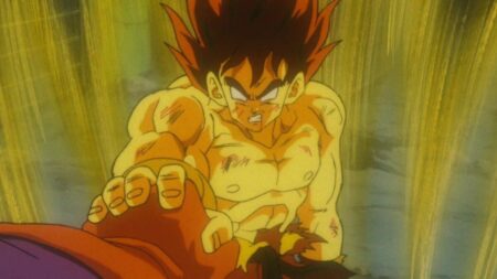 Antes de que Goku se convirtiera en Super Saiyan, ya estuvo a punto de hacerlo en una película casi olvidada imagen-122