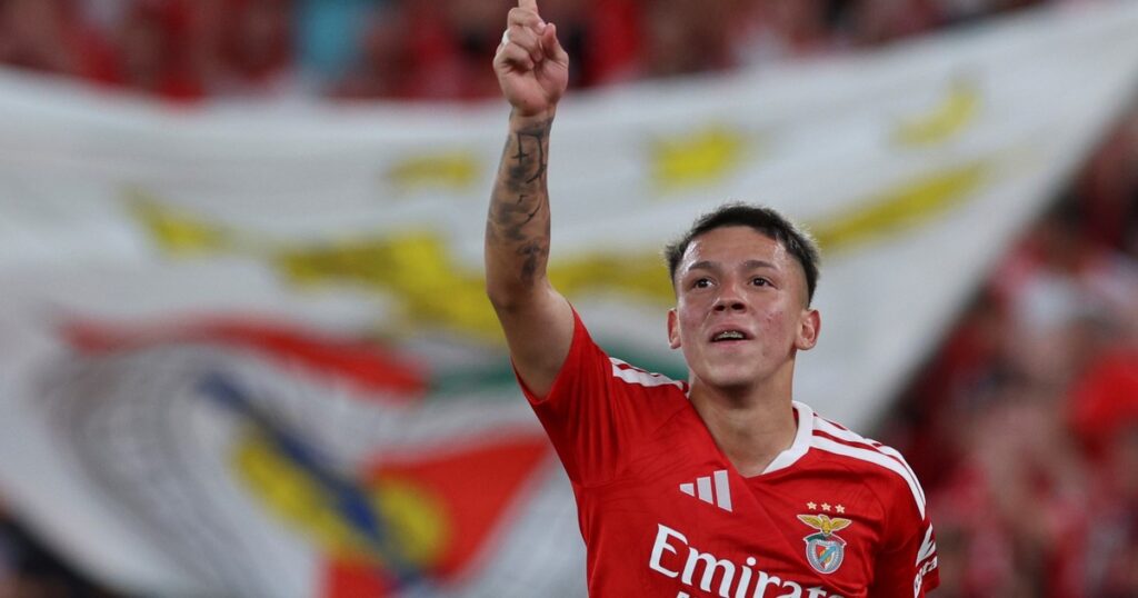 El partidazo de Prestianni en lo que fue su vuelta al fútbol internacional post suspensión por el caso Vinicius imagen-5