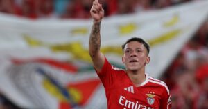 El partidazo de Prestianni en lo que fue su vuelta al fútbol internacional post suspensión por el caso Vinicius imagen-3