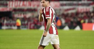 Gonzalo Montiel rompió la sequía de River: estuvo 399 minutos sin festejar un gol y le convirtió a Argentinos imagen-4