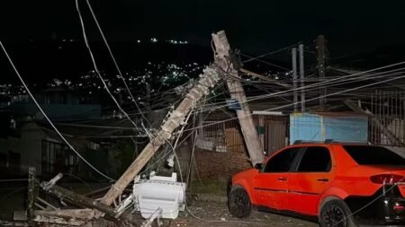 Fuerte temporal azotó Río Grande do Sul: un muerto y más de 1.800 evacuados imagen-10