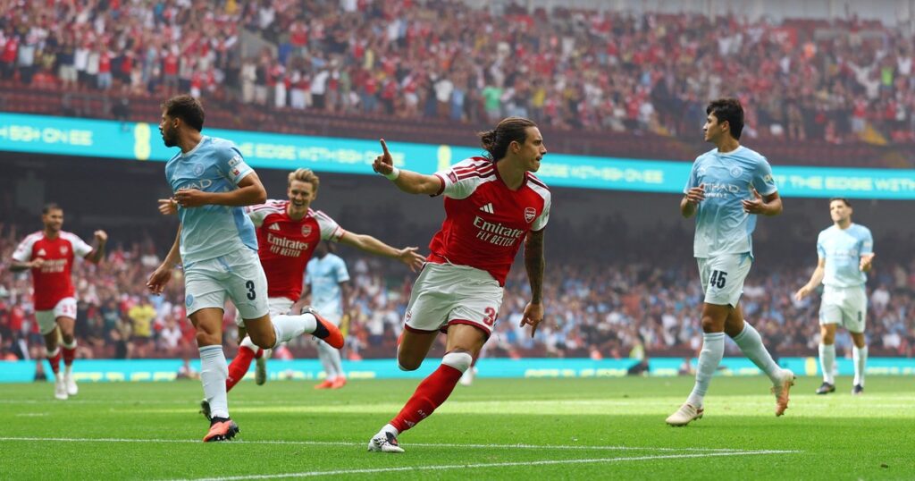 Video: Arsenal sorprendió al Manchester City por la Community Shield con un gol a los ¡23 segundos! imagen-5