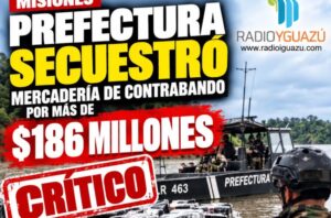 PREFECTURA IGUAZÚ FRENÓ UN CONTRABANDO MILLONARIO: SECUESTRARON MERCADERÍA POR MÁS DE $186 MILLONES imagen-3